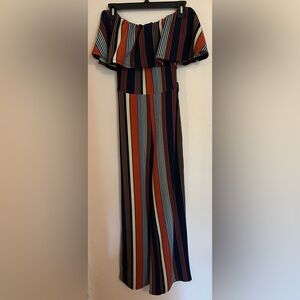 No Boundaries Women’s XS Striped Romper/Jumpsuit